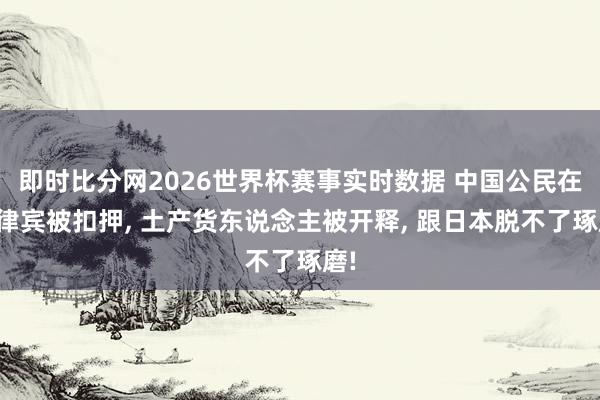 即时比分网2026世界杯赛事实时数据 中国公民在菲律宾被扣押, 土产货东说念主被开释, 跟日本脱不了琢磨!
